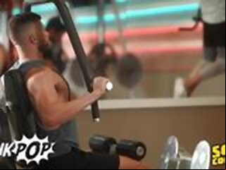 josh Sneaky Twitting Catches Devy & JC Fucking In The Gym Showers With an increment of Unobtrusively Gets Off Watching Them - TWINKPOP sneaky